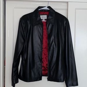 80s vintage womens genuine lamb leather sport coat